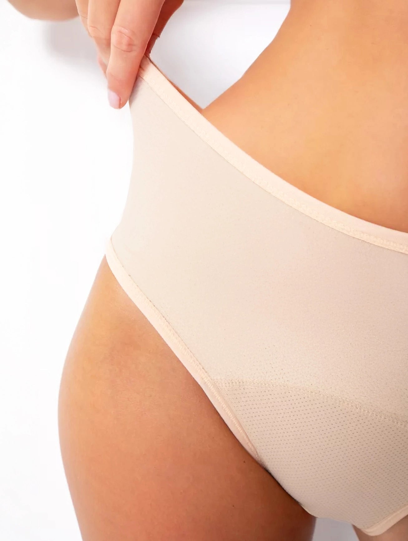 Soft Beige Leakproof Underwear - 5 Pairs
