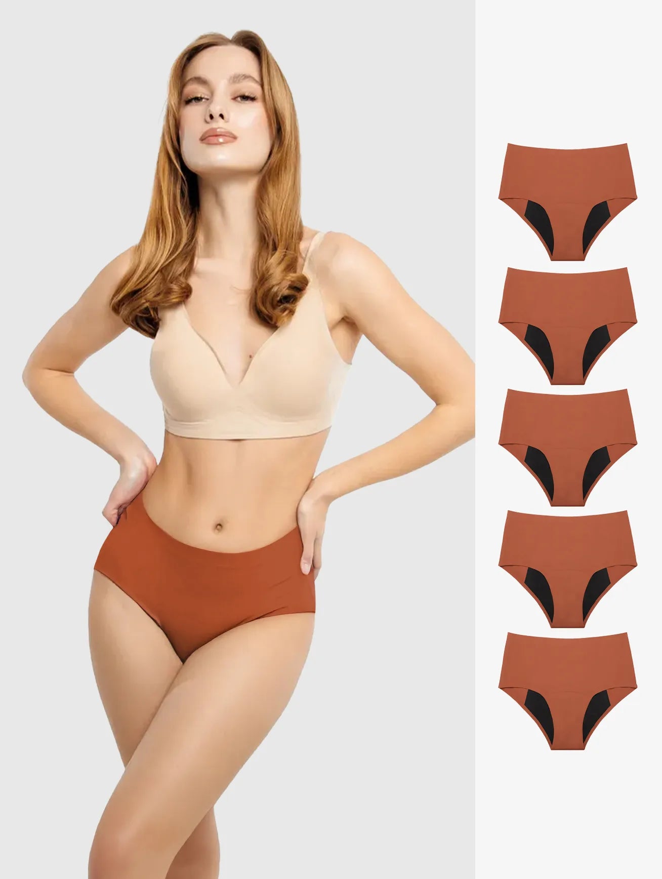 Silky Soft Leakproof Underwear - 5 Pairs