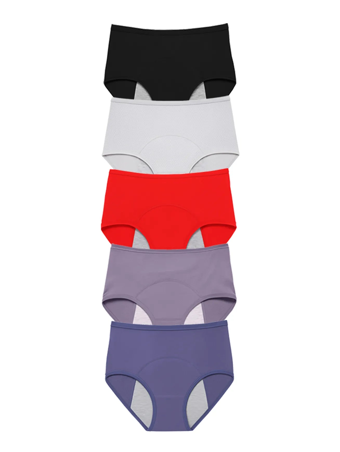 Soft Shield Leakproof Underwear - 5 Pairs