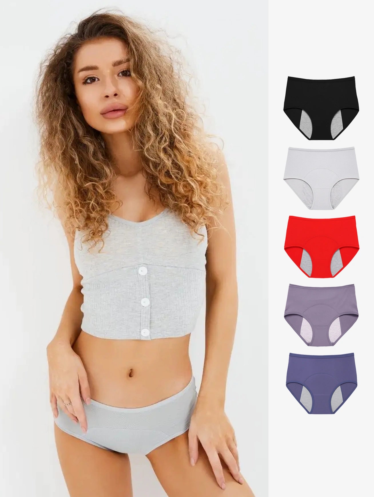 Soft Shield Leakproof Underwear - 5 Pairs